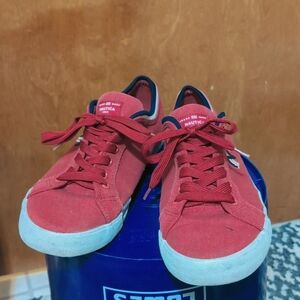 Red and Navy Nautica Lace up shoes.